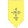 Mirage Pet Products Mirage Cross - Bandana per cani con strass, misura L, colore: Giallo