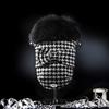 Trilly Tutti Brilli Natasha Cappotto Fantasia Pied de Poule con Collo in Ecopelliccia e Spilla Strass, XXS - 1 Prodotto