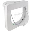PetSafe Petporte Smart Flap - Gattaiola con Microchip per Gatti, Porticina per Gatti Entrata Uscita, Chiave è il Microchip del tuo Gatto - Bianco