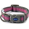 Ancol Rosa e grigio realizzato in collare. Taglia 1-2 (taglia del collo del cane 20-30 cm)