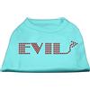 Mirage Pet Products Mirage Evil - Camicia per cani con strass, taglia L, colore: acqua