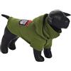 Beeztees Dog One - Giacca con Cappuccio, Taglia 55 cm, Colore: Verde