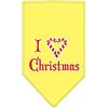Mirage Pet Products - Bandana per animali domestici, motivo: cuore, colore: Giallo