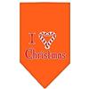 Mirage Pet Products - Bandana per animali domestici, motivo: cuore, colore: arancione