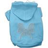Mirage Pet Products Mirage - Felpa con Cappuccio e Fiocco con Strass