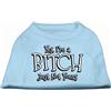 Mirage Pet Products Mirage Yes I' m A Bitch Just Not Yours Serigrafia Camicia