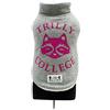 Trilly Tutti Brilli Mauger Felpa con Interno in Peluche e Applicazione Termica in Vinile, Rosa, XS - 1 Prodotto