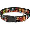 Buckle-Down Buckle Down Muppets 20 Character Group Pose Verdi plastica Clip Collare