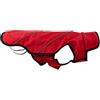 JEGGO Switch, comoda giacca softshell per cani, con cerniera apribile su entrambi i lati, resistente al freddo, antivento e impermeabile, traspirante (rosso, 80 cm)
