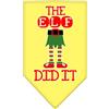 Mirage Pet Products Mirage Head ELF in Charge Screen Print Bandana per animali domestici, piccola, rosa chiaro
