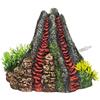 Nobby Vulcano con piante acquario decorativo, 14 x 13 x 12.5 cm