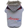 Doggydolly Doggy Dolly, giacca invernale con cappuccio DDY Awesome, colore grigio