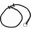 DINGO GEAR WWW.DINGOGEAR.COM 1977 DINGO GEAR 1977 - Collare a strozzo per addestramento di cani, fatto a mano, con 2 limitatori, impermeabile - Nero XXL - S04051