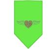 Mirage Pet Products Mirage - Bandana per cani con strass, taglia S, colore: Verde lime