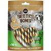 Fluval Zeus BetterBones, bastoncini ritorti, con carne di agnello al gusto menta, 10 cm