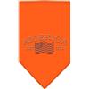 Mirage Pet Products Mirage Classic American Strass Dog Bandana, Grande, Arancione
