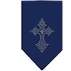 Mirage Pet Products Mirage Cross - Bandana per cani con strass, misura L, colore: Blu navy