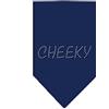 Mirage Pet Products Mirage Cheeky - Bandana con strass, misura L, colore: Blu navy