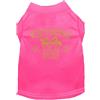 Mirage Pet Products - Camicia per cani dorata, misura media, rosa brillante