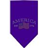 Mirage Pet Products Mirage Classic American Strass Dog Bandana, Piccola, Viola