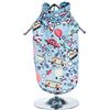 Trilly Tutti Brilli 15-FICUSAZZS Ficus Felpa Stampa Mongolfiere e Aerei, S, Azzurro