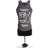 Trilly Tutti Brilli ValeriogriXS Valerio Felpa con Applicazione in Vinile, XS, Grigio