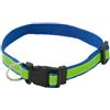 eBuyGB Collare di sicurezza per cani ad alta visibilità/fluorescente riflettente regolabile, blu