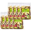 Dehner roditori Snack, Mix di frutta, 8 X 200 G (1.6 kg)