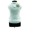 Trilly Tutti Brilli Maglione in Lana con Spilla a Fiocco di Neve in Cristalli, Azzurro - 1 Prodotto