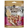 Zeus BetterBones, bastoncini da masticare ritorti per cani, con carne d'anatra e mirtillo rosso, 10 cm