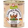 GranataPet Liebling's Mahlzeit carne di fagiano e pollame, cibo per cani, cibo umido per cani, scatolette per cani senza cereali e zuccheri aggiunti, alimento cani completo, 6 x 800 g
