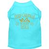 Mirage Pet Products - Camicia per cani dorata, misura media, colore: acqua