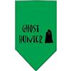 Mirage Pet Products Ghost Hunter - Bandana serigrafata per animali domestici, grande, verde smeraldo