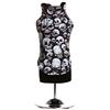 Trilly Tutti Brilli SillanerXXS Silla Felpa in Cotone Stampa Teschi XXS, Nero