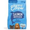 Edgard Cooper Edgard & Cooper Crocchette per cani adulti senza cereali Cibo naturale equilibrato 2,5 kg Salmone fresco ipoallergenico, proteine di alta qualità, sano, gustoso