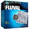 Fluval 14019 C4 Zeo-Carb 3 x 230 g, bianco/nero