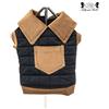 Trilly Tutti Brilli Scott Giubbino Trapuntato Nylon/Velluto, Blu, XS