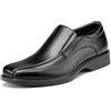 Bruno Marc Mocassini da Uomo in Pelle Slip on Scarpe Eleganti Vintage Elegante Oxford Slip on Scarpe Eleganti Vintage Elegante Oxford,Size 41.5,Nero/Pat,CAMBRIDGE-05