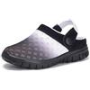 KVbabby Zoccoli Bambini Maglia Traspirante Clogs Sandali Spiaggia Pantofole Antiscivolo Estate Piatto Scarpe,Nero-Bianco,31 EU