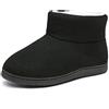 AONEGOLD Pantofole Stivaletto Donna Uomo Invernali Maglia Peluche Calde Pantofole da Casa Memory Foam Antiscivolo Ciabatte(Nero 1173,Taglia 42-43)