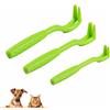Deedpf - Clip per zecche, ganci per zecche, trappole per zecche, trappole per zecche per cani e gatti, rimozione zecche e pulci, verde, 3 pezzi