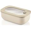 Guzzini Kitchen Active Design Contenitore Ermetico Rettangolare per Frigo/Freezer/Forno a Microonde, Spalvieri & Del Ciotto, 20 x 12 x h7 cm, 900 cc, Marrone