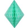 Skylantern Original 1874 - Decorazione alveolare in carta, a forma di cristallo, dimensioni: 50 x 34 cm, colore: Verde acqua