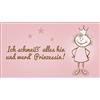 Pro-Art-Bilderpalette PRO-Art tt049s22 - Decorazione da Parete, Serie Modern Design II, Soggetto: ICH werd Prinzessin, 27 x 15 cm