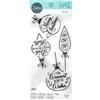 Sizzix Olivia Rose 665355-Palline di Natale Trasparenti, 4 Pezzi, Multicolore, Taglia unica