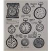 La Boîte à Broder COU039LE - Stoffa Stampata, Montres, Lino Grezzo