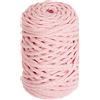 Rayher Braidy Filo Riciclato, intrecciato, 4 mm ø, Rosa Cipria, Gomitolo circa 60m (250 g), Filato per Lavori Creativi, Macramè, Pannelli, Progetti Con Corde, 42010270