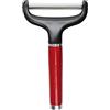 KitchenAid Taglia Formaggio in Acciaio Inossidabile, Taglierina per Formaggi a Pasta Dura - Color Rosso Imperiale