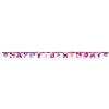 Amscan- Letter Birthday Banner with My Little Pony Theme-1 Pc. Buchstaben Festone Happy 200 x 15 cm, Multicolore, 7AM9902514