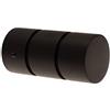 Ateliers28 Cromo 28 _ Metallo | Ø28 | 2 Supporti Aperti Regolabili 9,5-14 cm | Grafite